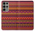 W3404 Aztèques Motif Etui Coque Housse et Flip Housse Cuir pour Samsung Galaxy S23 Ultra