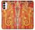 W3352 Gustav Klimt Médecine Etui Coque Housse et Flip Housse Cuir pour Samsung Galaxy A14 5G