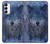 W3410 Loup Dream Catcher Etui Coque Housse et Flip Housse Cuir pour Samsung Galaxy A14 5G