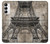 W3416 Plan Tour Eiffel Etui Coque Housse et Flip Housse Cuir pour Samsung Galaxy A14 5G