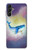 W3802 Rêve Baleine Pastel Fantaisie Etui Coque Housse et Flip Housse Cuir pour Samsung Galaxy A14 5G