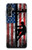 W3803 Électricien monteur de lignes drapeau américain Etui Coque Housse et Flip Housse Cuir pour Samsung Galaxy A14 5G