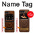 W2529 Leo Zodiaque Zodiaque marron Impression graphique Etui Coque Housse et Flip Housse Cuir pour Motorola Moto Razr 2022