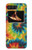 W3459 tie Dye Etui Coque Housse et Flip Housse Cuir pour Motorola Moto Razr 2022