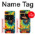 W3459 tie Dye Etui Coque Housse et Flip Housse Cuir pour Motorola Moto Razr 2022