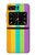 W3678 Vertical arc-en-ciel coloré Etui Coque Housse et Flip Housse Cuir pour Motorola Moto Razr 2022