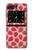 W3719 Modèle de fraise Etui Coque Housse et Flip Housse Cuir pour Motorola Moto Razr 2022