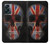 W3848 Crâne de drapeau du Royaume-Uni Etui Coque Housse et Flip Housse Cuir pour OnePlus Nord N300