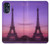 W3447 Paris Eiffel Le coucher du soleil Etui Coque Housse et Flip Housse Cuir pour Motorola Moto G 5G (2023)