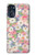 W3688 Motif d'art floral floral Etui Coque Housse et Flip Housse Cuir pour Motorola Moto G 5G (2023)