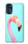 W3708 Flamant rose Etui Coque Housse et Flip Housse Cuir pour Motorola Moto G 5G (2023)