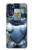 W3864 Templier Médiéval Chevalier Armure Lourde Etui Coque Housse et Flip Housse Cuir pour Motorola Moto G 5G (2023)
