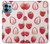 W3481 fraise Etui Coque Housse et Flip Housse Cuir pour Motorola Edge+ (2023), X40, X40 Pro, Edge 40 Pro