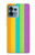 W3678 Vertical arc-en-ciel coloré Etui Coque Housse et Flip Housse Cuir pour Motorola Edge+ (2023), X40, X40 Pro, Edge 40 Pro