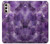 W3713 Graphique violet améthyste à quartz imprimé Etui Coque Housse et Flip Housse Cuir pour Motorola Moto G Stylus 4G (2022)