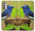 W3839 Oiseau bleu du bonheur Oiseau bleu Etui Coque Housse et Flip Housse Cuir pour Motorola Moto G Stylus 4G (2022)