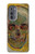 W3359 Vincent Van Gogh Crâne Etui Coque Housse et Flip Housse Cuir pour Motorola Edge (2022)