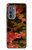 W3393 Camouflage sang Splatter Etui Coque Housse et Flip Housse Cuir pour Motorola Edge (2022)