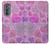 W3710 Coeur d'amour rose Etui Coque Housse et Flip Housse Cuir pour Motorola Edge (2022)