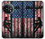 W3803 Électricien monteur de lignes drapeau américain Etui Coque Housse et Flip Housse Cuir pour OnePlus 11