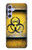 W3669 Graphique du réservoir de danger biologique Etui Coque Housse et Flip Housse Cuir pour Samsung Galaxy A54 5G