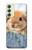 W0242 Lapin mignon Etui Coque Housse et Flip Housse Cuir pour Samsung Galaxy A24 4G