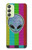 W3437 Extraterrestre Aucun signal Etui Coque Housse et Flip Housse Cuir pour Samsung Galaxy A24 4G