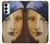 W3853 La Joconde Gustav Klimt Vermeer Etui Coque Housse et Flip Housse Cuir pour Samsung Galaxy M14