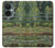 W3674 Claude Monet La passerelle japonaise et la piscine de nénuphars Etui Coque Housse et Flip Housse Cuir pour OnePlus Nord CE 3 Lite, Nord N30 5G