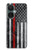 W3687 Drapeau américain de pompier mince ligne rouge Etui Coque Housse et Flip Housse Cuir pour OnePlus Nord CE 3 Lite, Nord N30 5G
