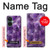 W3713 Graphique violet améthyste à quartz imprimé Etui Coque Housse et Flip Housse Cuir pour OnePlus Nord CE 3 Lite, Nord N30 5G