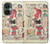 W3820 Poupée de papier de mode de cow-girl vintage Etui Coque Housse et Flip Housse Cuir pour OnePlus Nord CE 3 Lite, Nord N30 5G