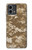 W3294 Armée Tan Coyote Camo Désert Camouflage Etui Coque Housse et Flip Housse Cuir pour Motorola Moto G Stylus 5G (2023)