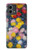 W3342 Claude Monet Chrysanthèmes Etui Coque Housse et Flip Housse Cuir pour Motorola Moto G Stylus 5G (2023)