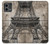 W3416 Plan Tour Eiffel Etui Coque Housse et Flip Housse Cuir pour Motorola Moto G Stylus 5G (2023)