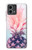 W3711 Ananas rose Etui Coque Housse et Flip Housse Cuir pour Motorola Moto G Stylus 5G (2023)