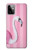 W3805 Flamant Rose Pastel Etui Coque Housse et Flip Housse Cuir pour Motorola Moto G Power (2023) 5G