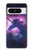 W3538 Licorne Galaxie Etui Coque Housse et Flip Housse Cuir pour Google Pixel 8 pro