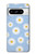 W3681 Motif de fleurs de marguerite Etui Coque Housse et Flip Housse Cuir pour Google Pixel 8 pro