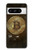 W3798 Crypto-monnaie Bitcoin Etui Coque Housse et Flip Housse Cuir pour Google Pixel 8 pro