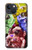 W3914 Galaxie colorée de costume d'astronaute de nébuleuse Etui Coque Housse et Flip Housse Cuir pour iPhone 14