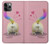 W3923 Queue d'arc-en-ciel de fond de chat Etui Coque Housse et Flip Housse Cuir pour iPhone 11 Pro