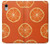W3946 Motif orange sans couture Etui Coque Housse et Flip Housse Cuir pour iPhone XR