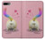 W3923 Queue d'arc-en-ciel de fond de chat Etui Coque Housse et Flip Housse Cuir pour iPhone 7 Plus, iPhone 8 Plus