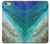 W3920 Couleur bleu océan abstrait émeraude mélangée Etui Coque Housse et Flip Housse Cuir pour iPhone 6 6S