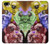 W3914 Galaxie colorée de costume d'astronaute de nébuleuse Etui Coque Housse et Flip Housse Cuir pour iPhone 5 5S SE