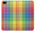 W3942 Tartan à carreaux arc-en-ciel LGBTQ Etui Coque Housse et Flip Housse Cuir pour iPhone 5 5S SE