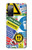 W3960 Collage d'autocollants de signalisation de sécurité Etui Coque Housse et Flip Housse Cuir pour Samsung Galaxy S20 FE