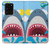 W3947 Caricature d'hélicoptère de requin Etui Coque Housse et Flip Housse Cuir pour Samsung Galaxy S20 Ultra