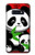 W3929 Panda mignon mangeant du bambou Etui Coque Housse et Flip Housse Cuir pour Samsung Galaxy S10e